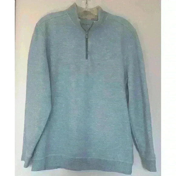 Walter Hagen 11 Majors Mens M 1/4 Zip Sweatshirt Sky Blue Golf Outdoor Casual - Picture 8 of 16